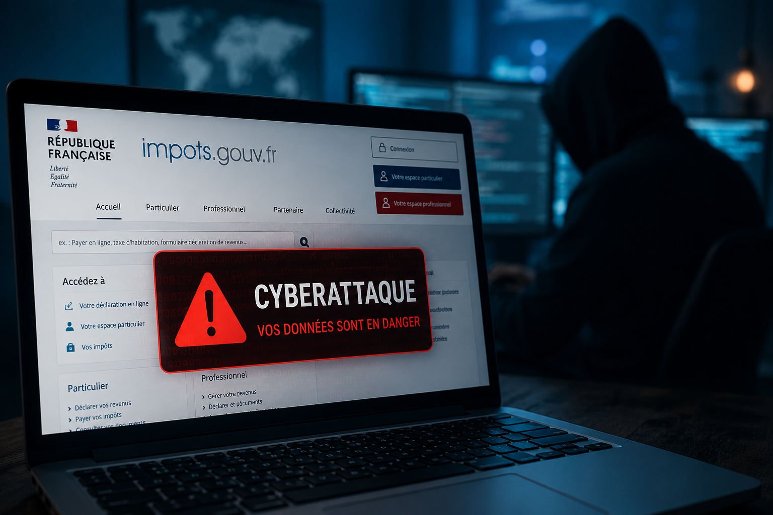 Le site des impôts en France victime d'une cyberattaque majeure