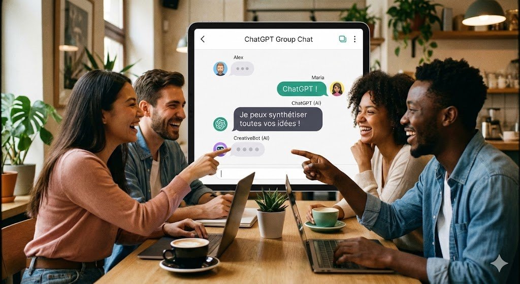 ChatGPT lance les conversations de groupe : une nouvelle ère de collaboration